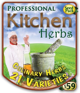 Professional Kitchen Herb Pack
